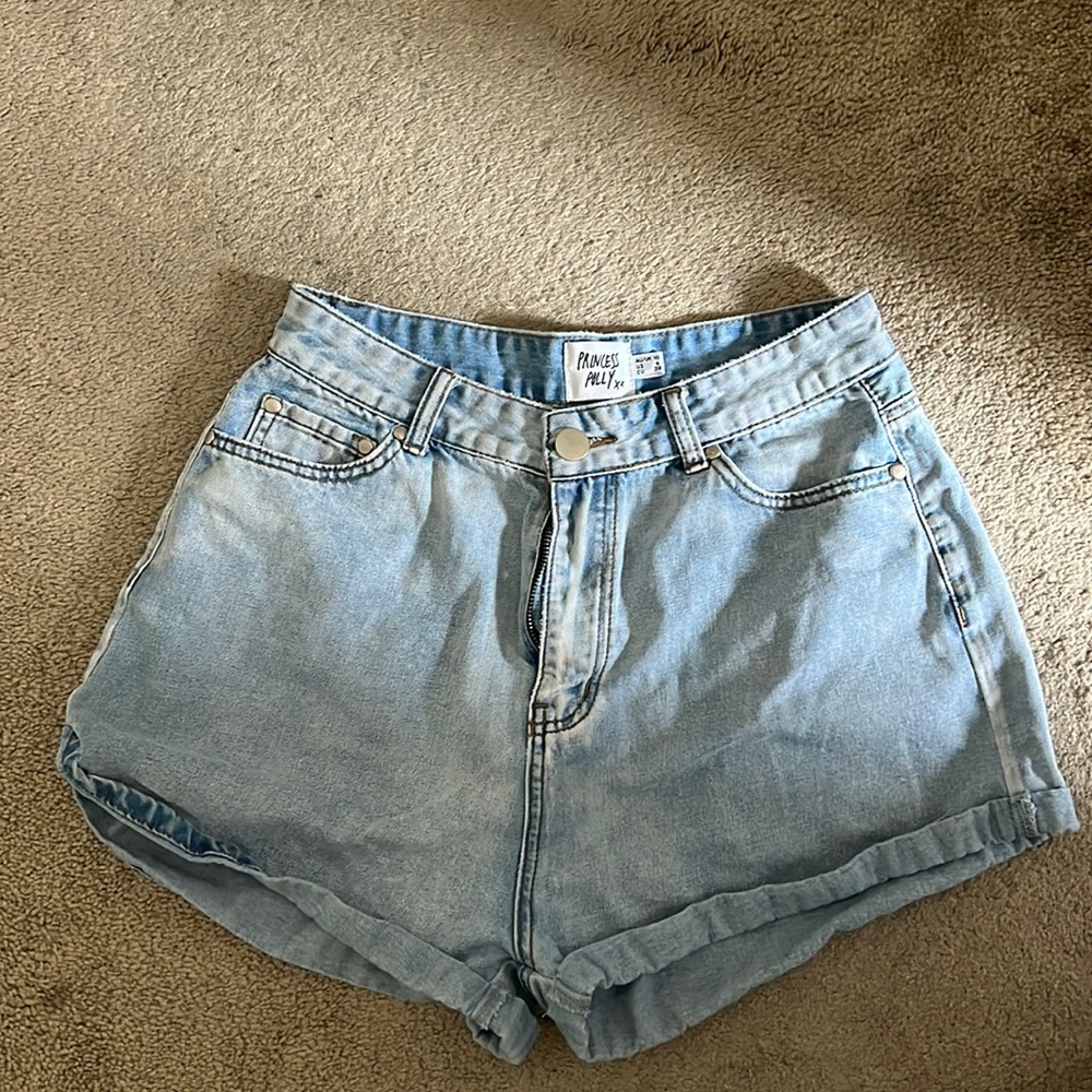 Denim shorts
